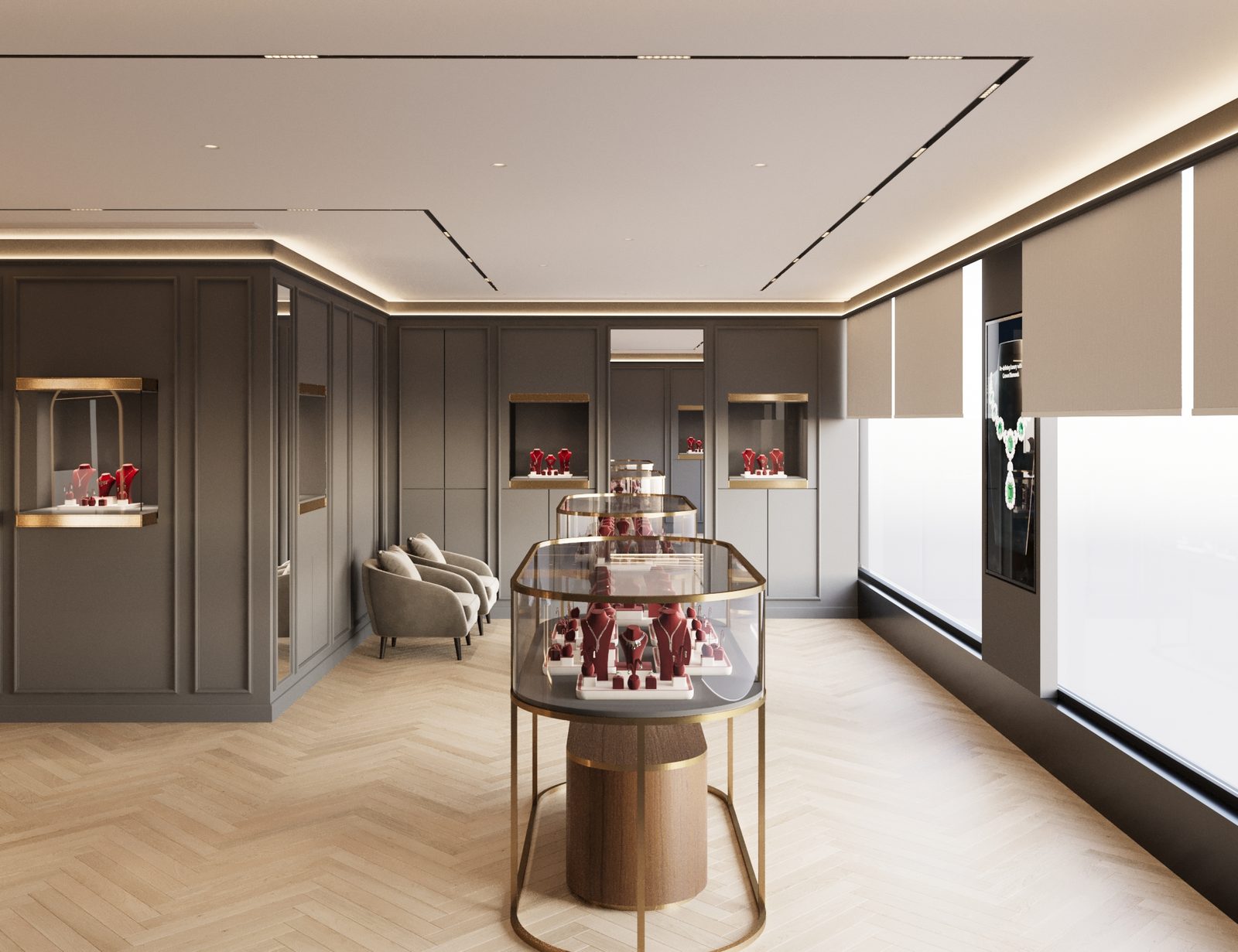 Anor, Hughes Road, Mumbai - jewellery store interior design by Ministry of Interior Design
