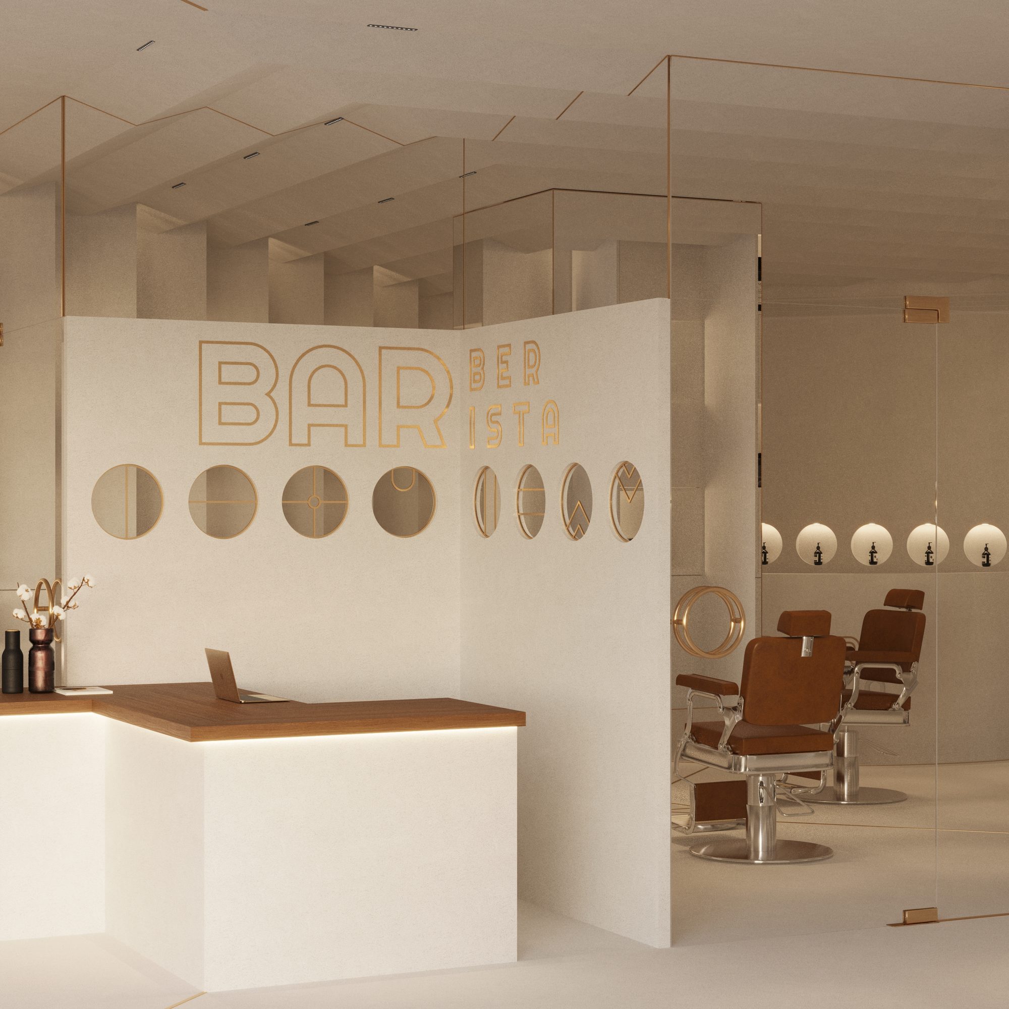 Barberista, Thane - salon interior design by Ministry of Interior Design - photo 1
