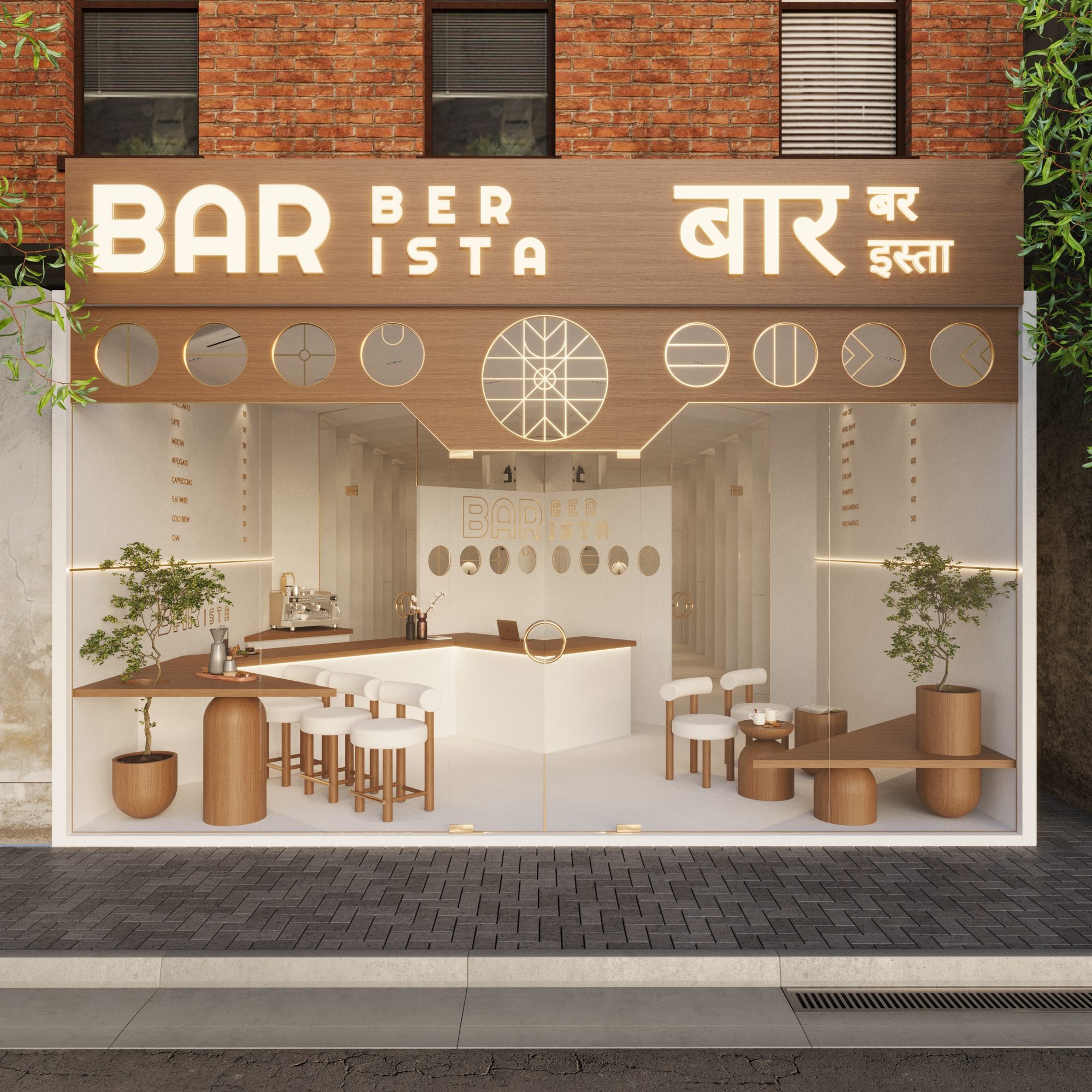 Barberista, Thane - salon interior design by Ministry of Interior Design - photo 5