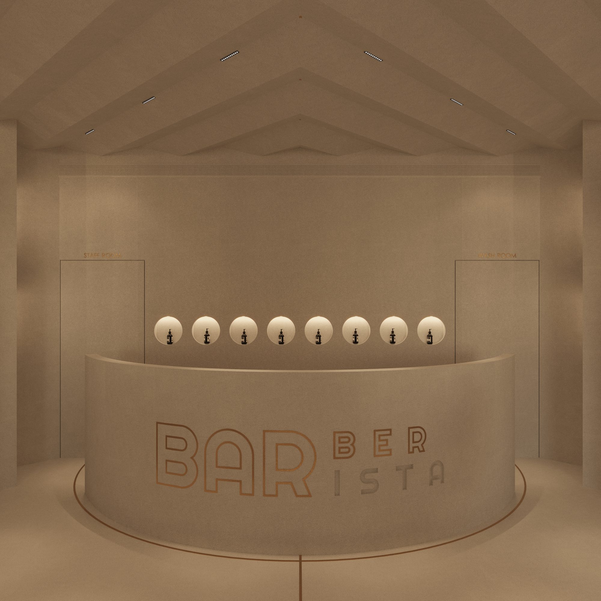Barberista, Thane - salon interior design by Ministry of Interior Design - photo 6