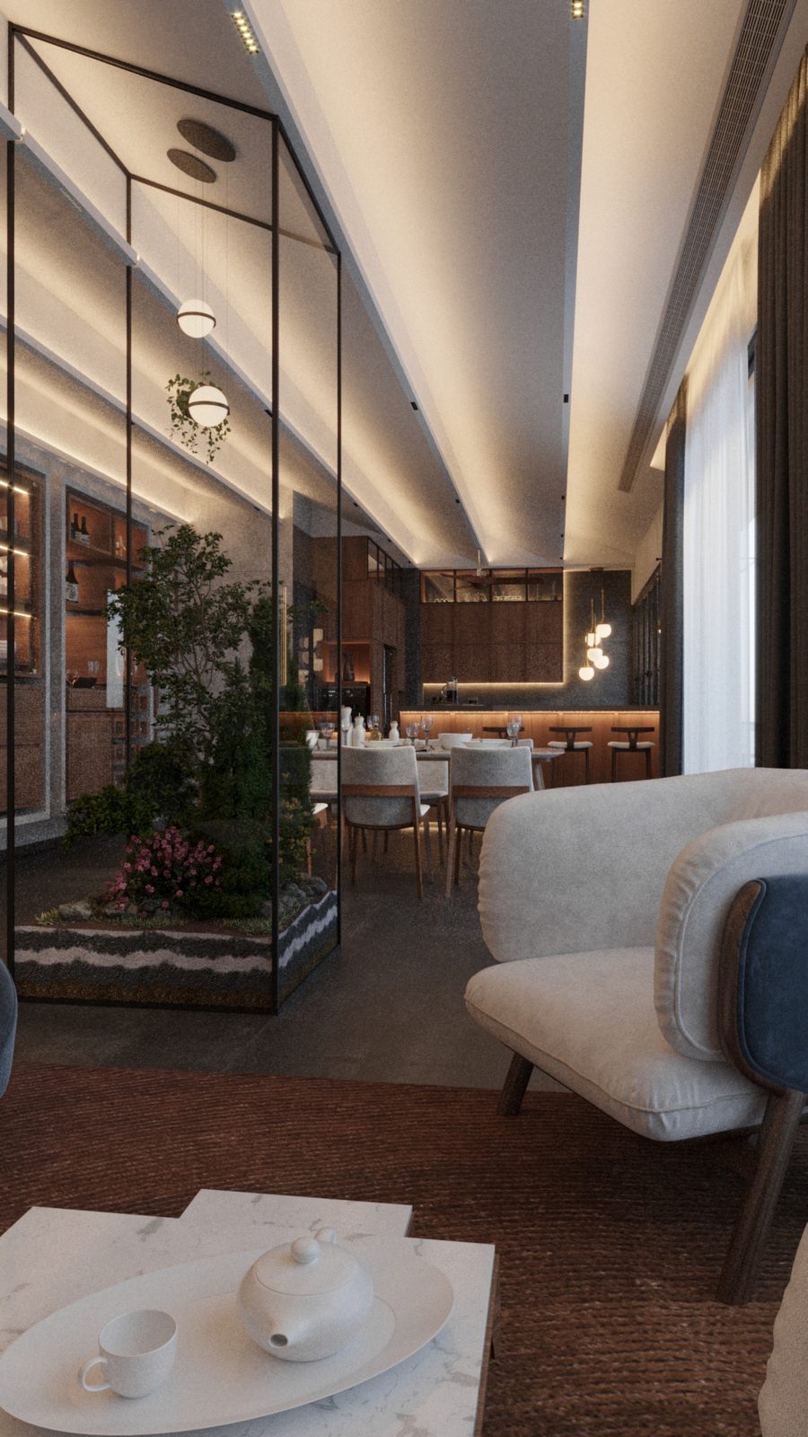House of Terra, Pune - 2 BHK residential interior design by Ministry of Interior Design