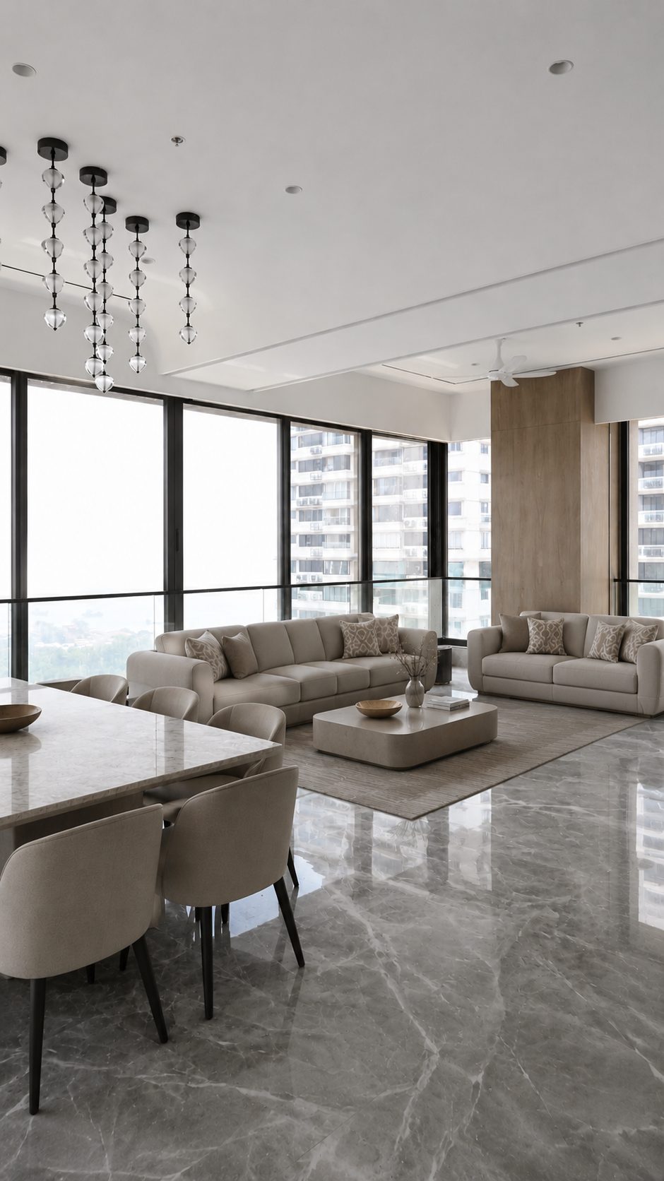 Waterfront Tower, Colaba, Mumbai - 4 BHK residential interior design by Ministry of Interior Design - photo 2