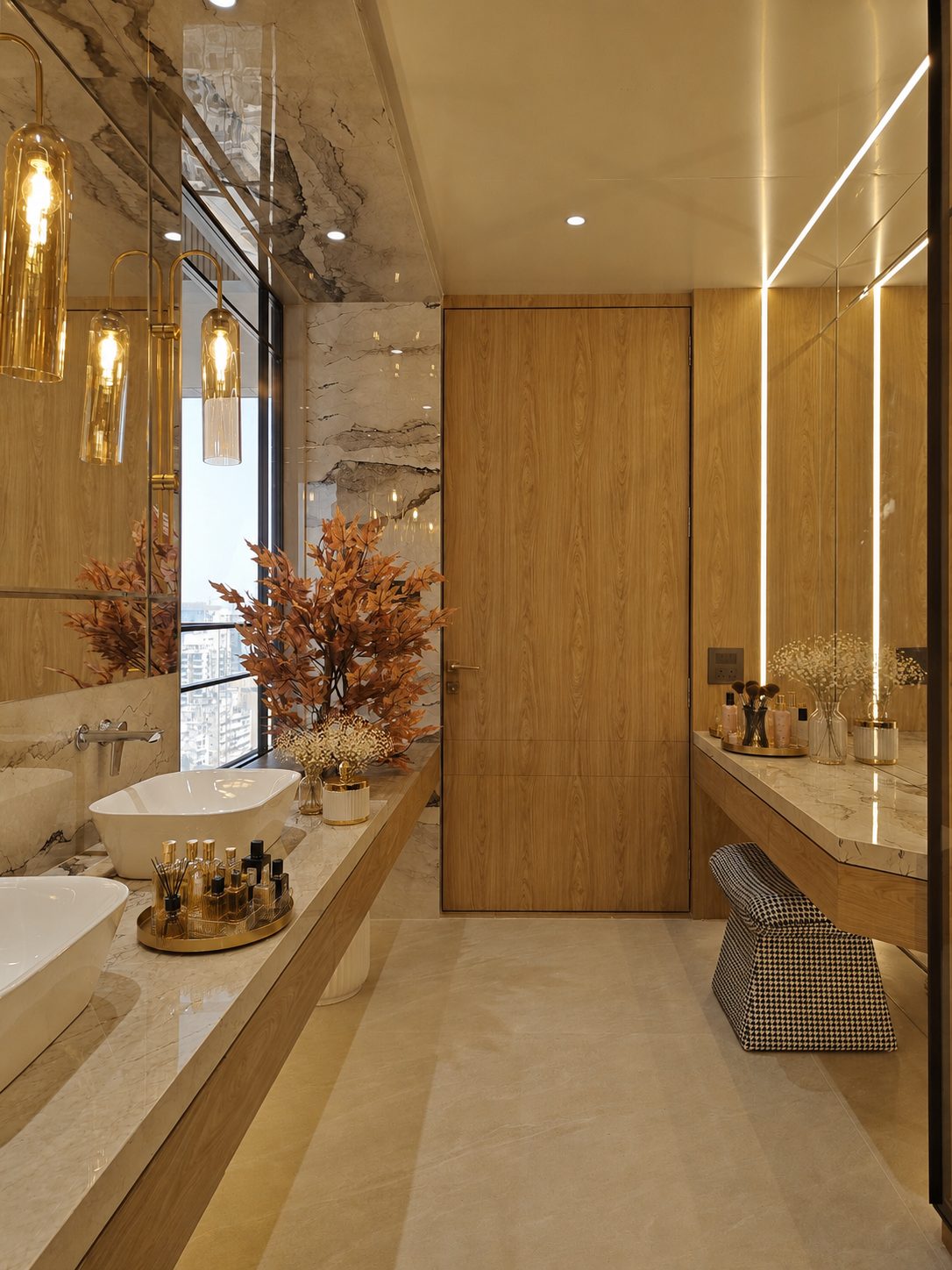 Waterfront Tower, Colaba, Mumbai - 4 BHK residential interior design by Ministry of Interior Design - photo 21